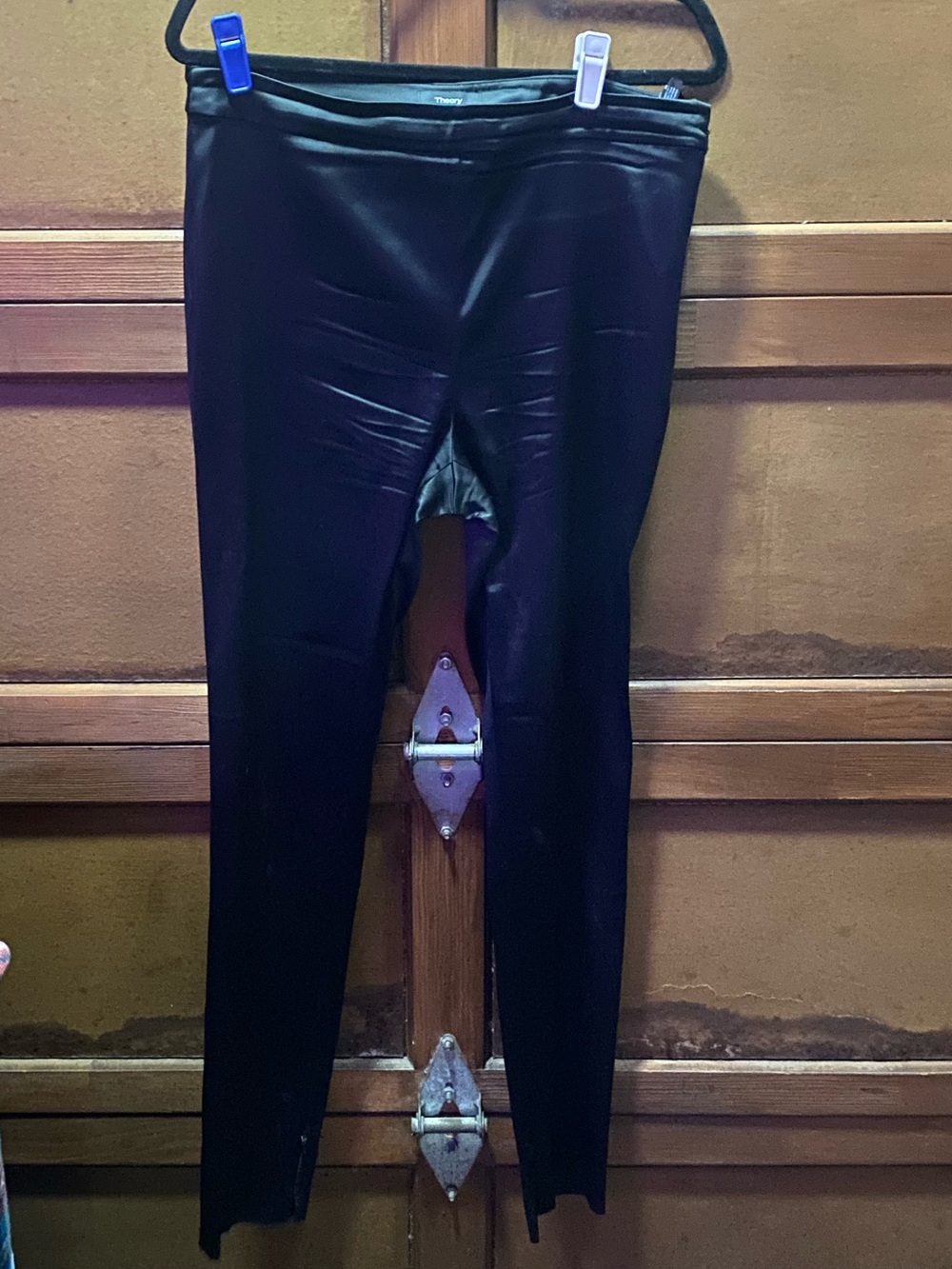 Theory Black High-Rise Stretch Leggings - Sleek Matte Finish
